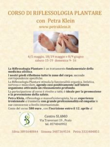 Corso di riflessologia plantare I livello