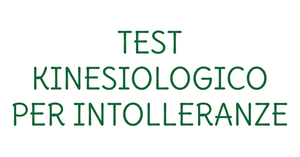 TEST KINESIOLOGICO APPLICATO PER INTOLLERANZE ALIMENTARI